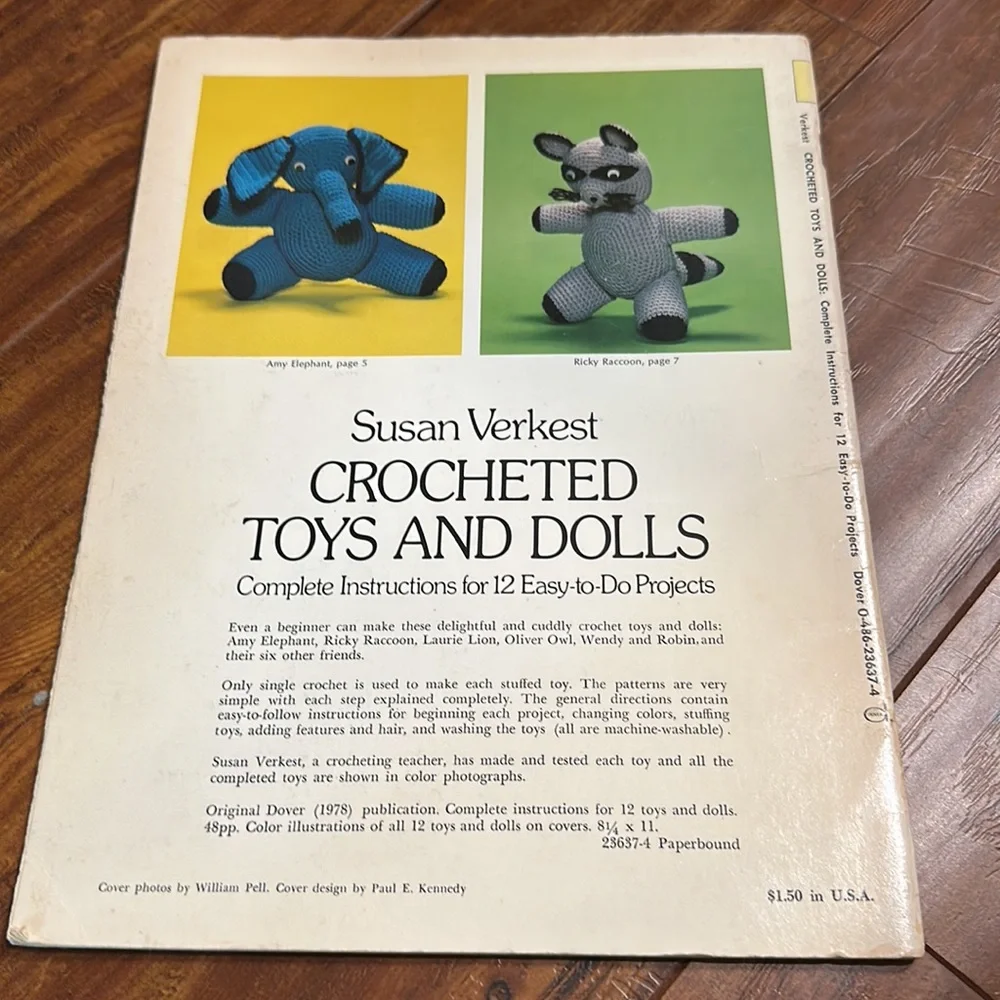 Crocheted‎ Toys and Dolls: Complete Instructions for 12 Easy-To-Do Projects
